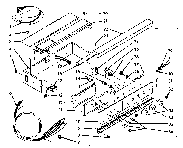Kenmore 1034246700 control diagram