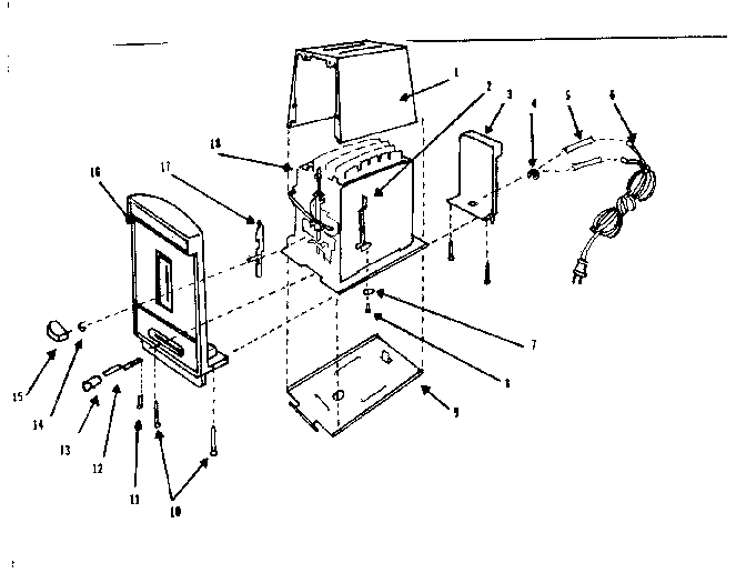 Proctor Silex T230ALA replacement parts diagram