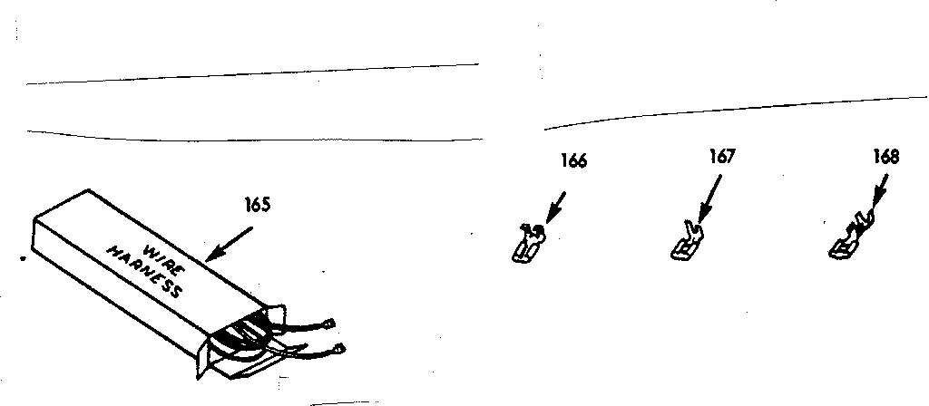 Kenmore 6479147140 wire harnesses and components diagram