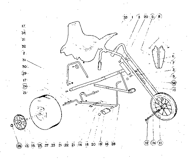 Sears 80686074 replacement parts diagram
