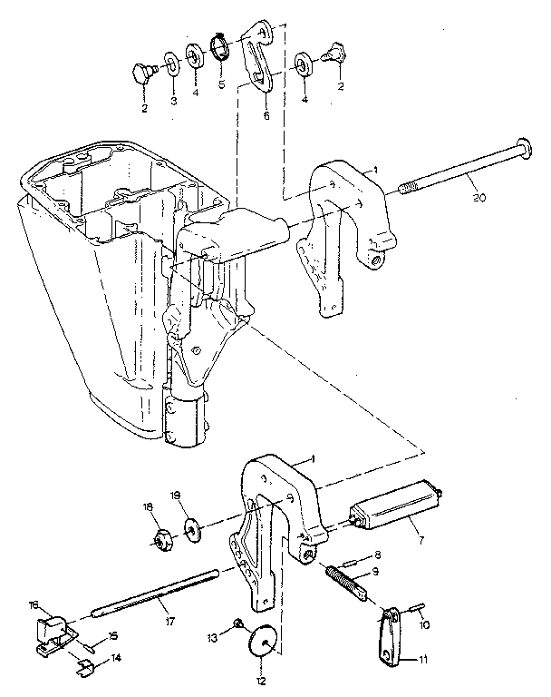 Craftsman 225581990 stern brackets diagram