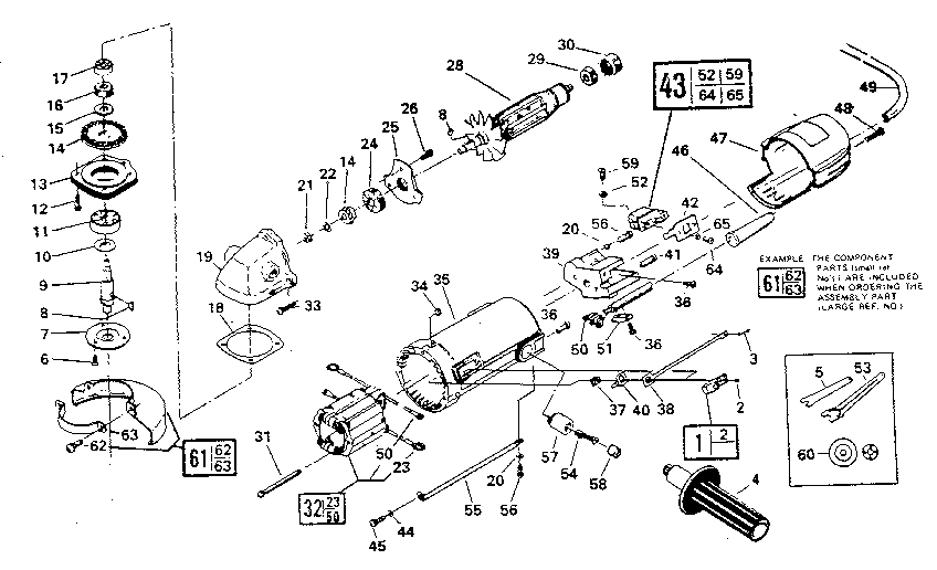 Craftsman 135277001 unit parts diagram