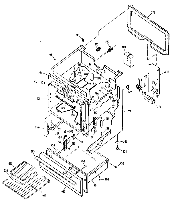 Kenmore 3639308810 body diagram