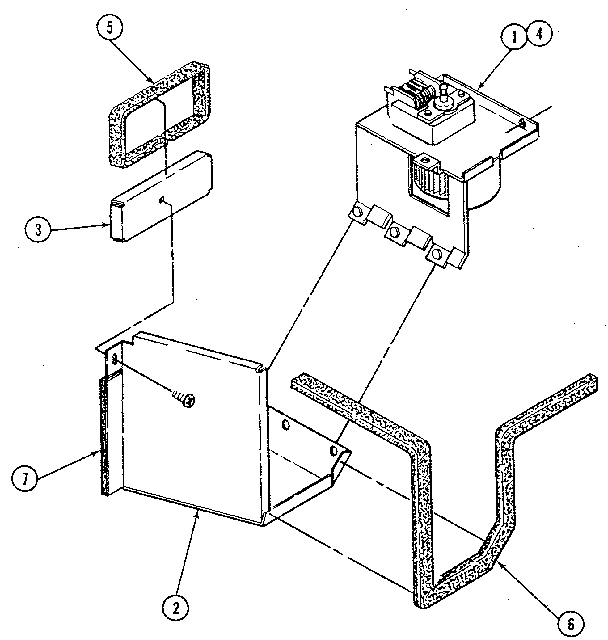 Kenmore 21334 blower/cooling fan - upper oven diagram