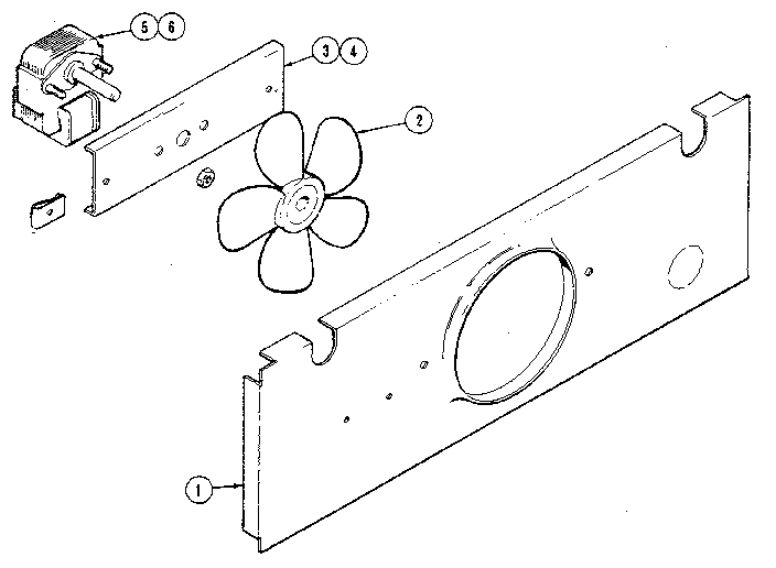 Kenmore 21246(1988) fan-cooling diagram