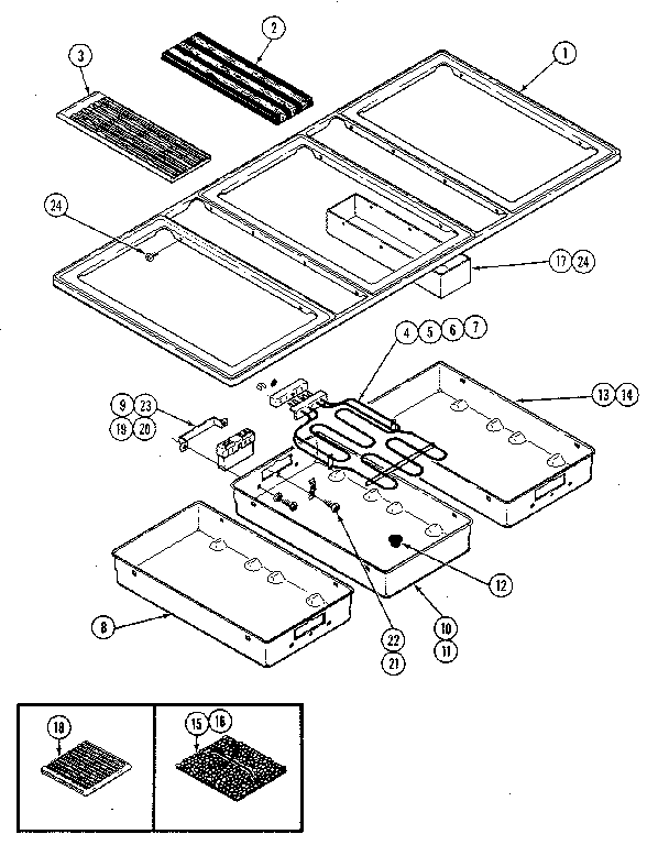 Kenmore 22310(1988) top assembly diagram