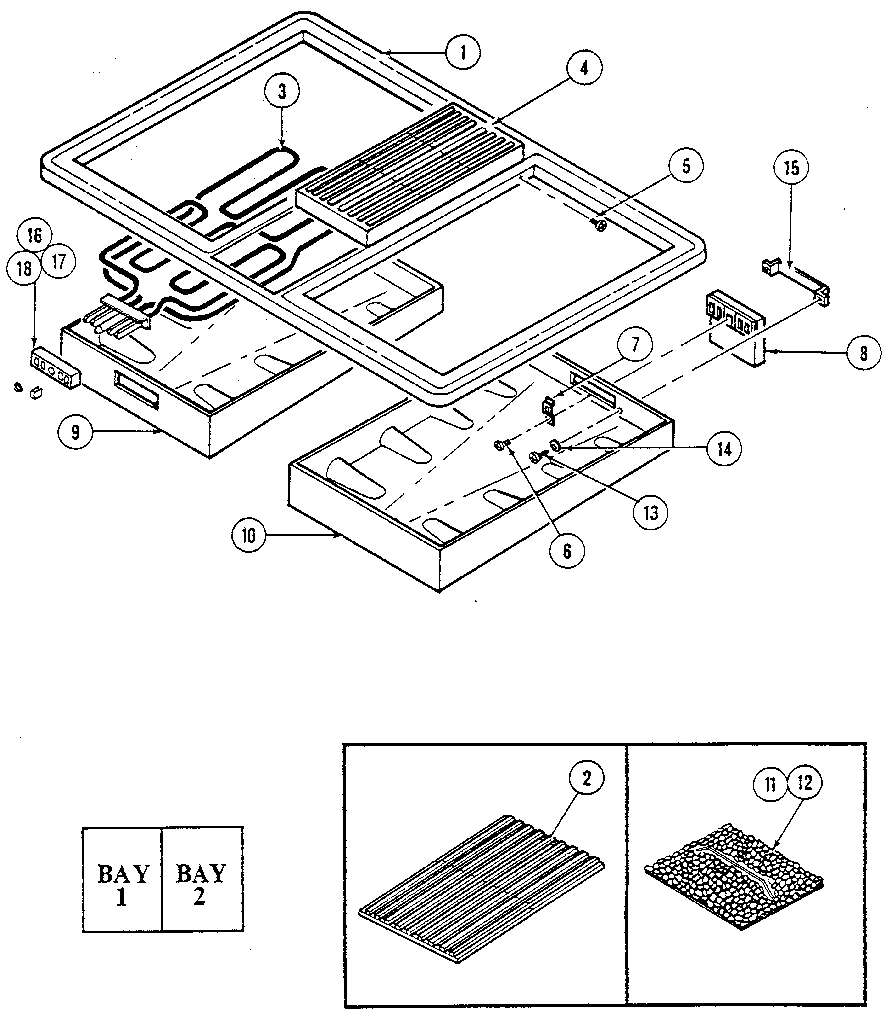 Kenmore 22308(1988) top assembly diagram