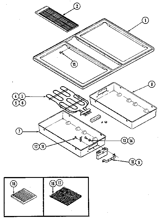 Kenmore 22307(1988) top assembly diagram