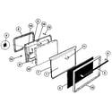 Tappan 32-1048 door diagram
