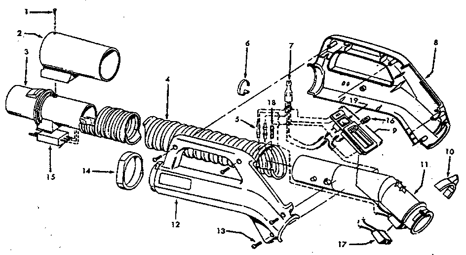 Kenmore 28843 hose diagram