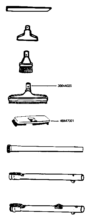 Kenmore 28843 cleaning tools diagram