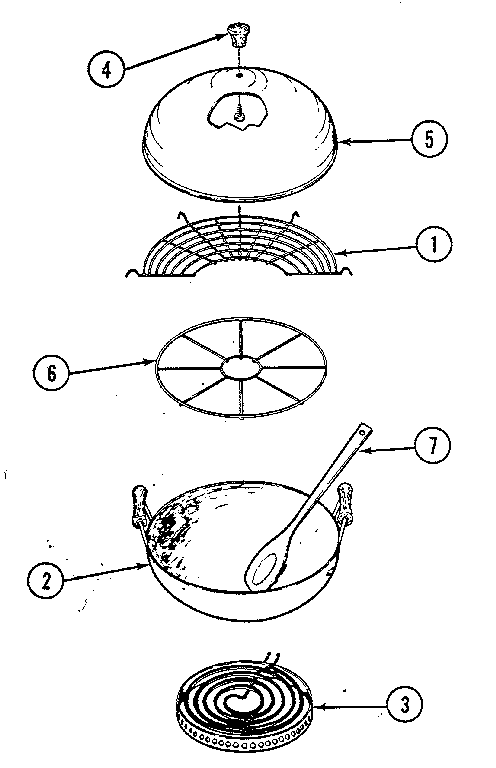Jenn-Air A141 wok diagram