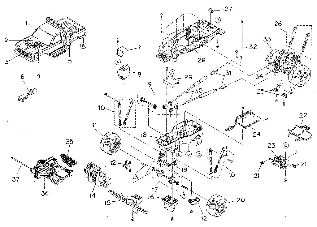 Nikko 14005 replacement parts diagram