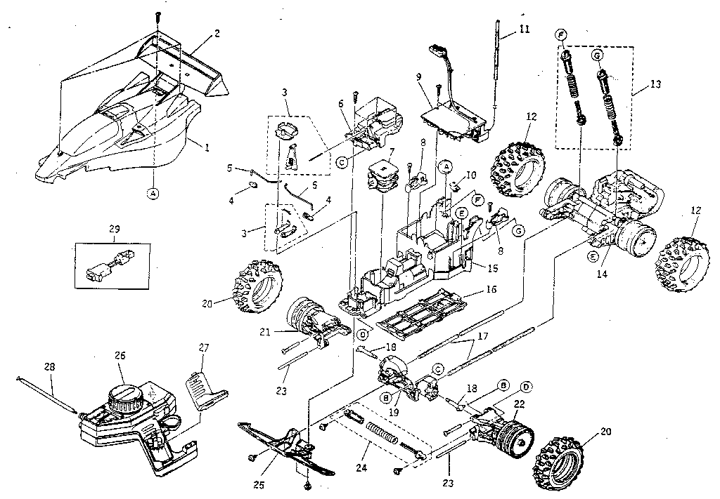 Nikko 12022 replacement parts diagram
