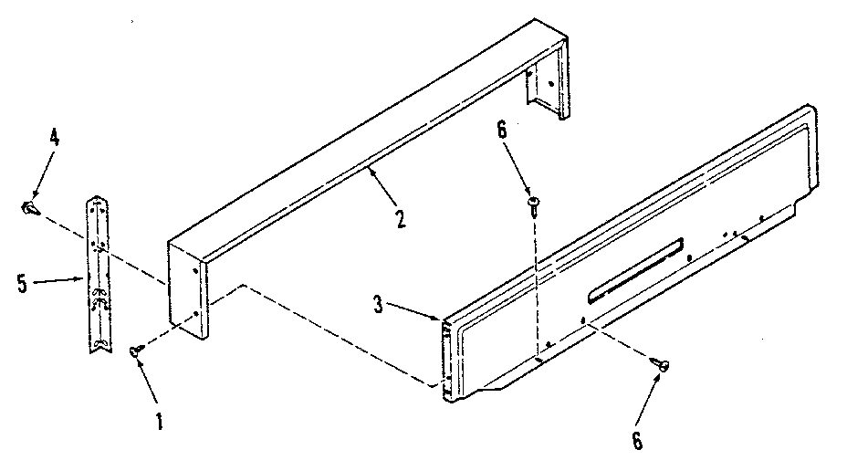 Kenmore 9117128811 backguard section diagram