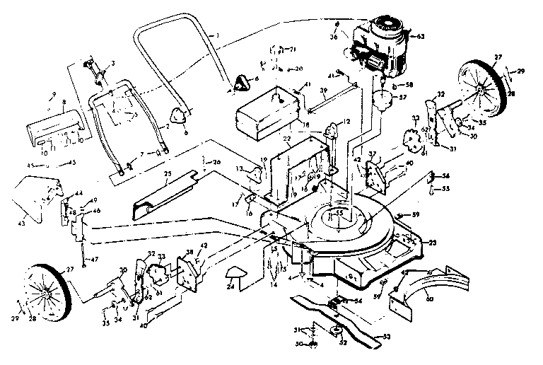 Craftsman 917378680 main frame diagram