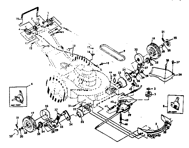 Craftsman 917378680 drive assembly diagram