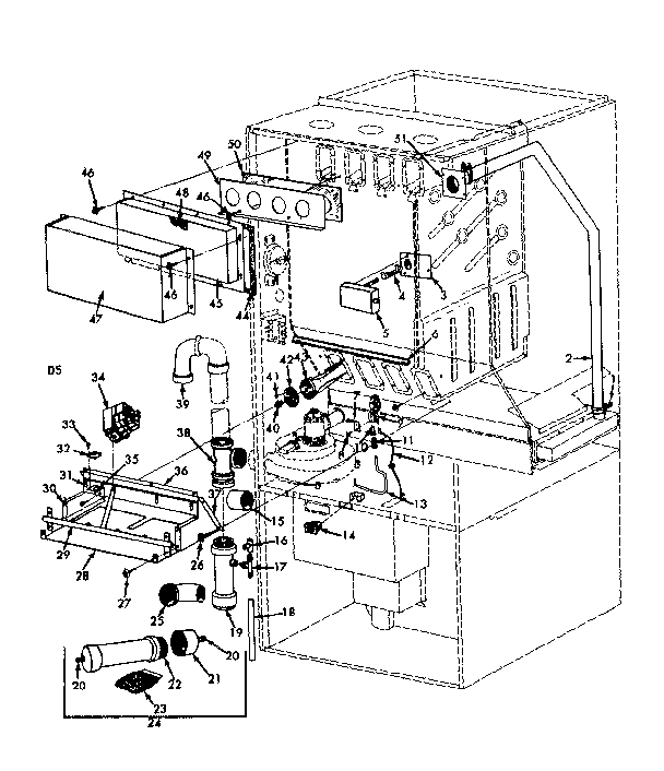 Kenmore 867779020 functional replacement parts diagram