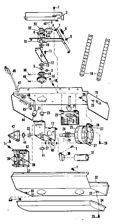 Craftsman 139664030 chassis assembly diagram