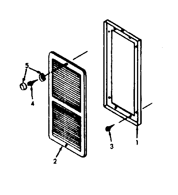 Kenmore 867734500 side outlet kit 42-72004 diagram