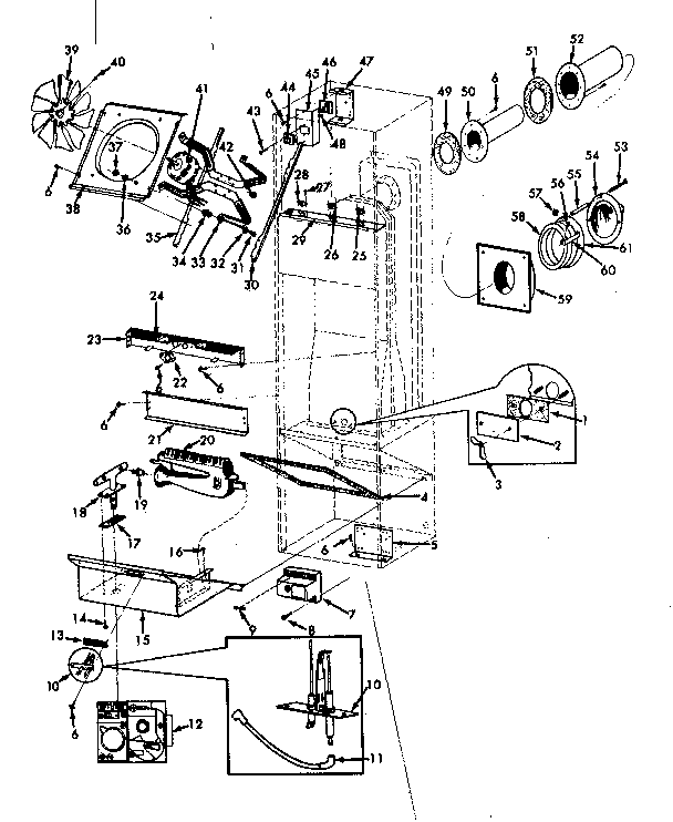 Kenmore 867725300 functional replacement parts diagram