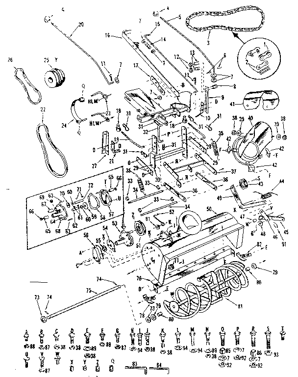 Craftsman 91760660 replacement parts diagram