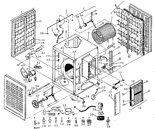 Kenmore 56561733 functional replacement parts diagram