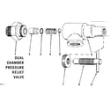 Delavan 2951 dual chamber pressure relief valve diagram