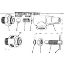 Delavan 2951 standard pressure relief valve diagram