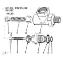 Delavan 2951 nylon pressure relief valve diagram
