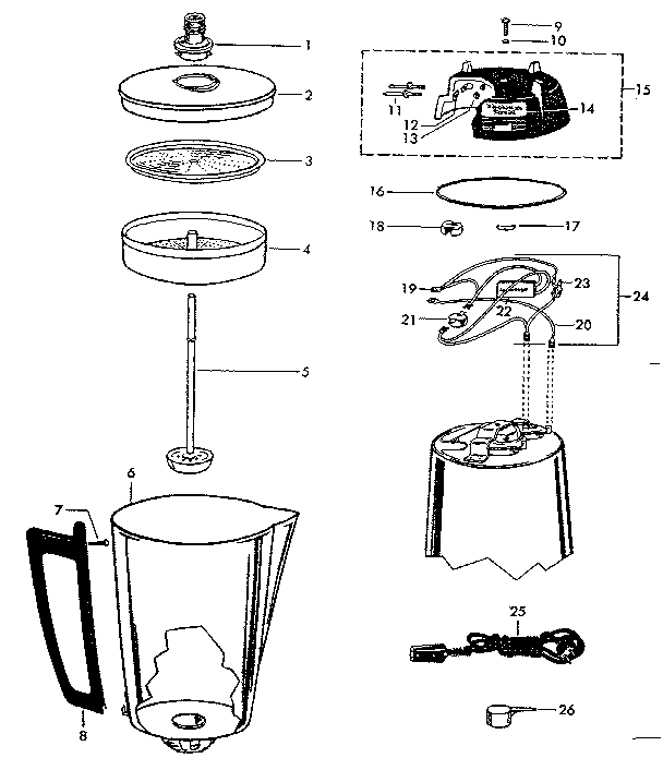 Kenmore 62067310 replacement parts diagram