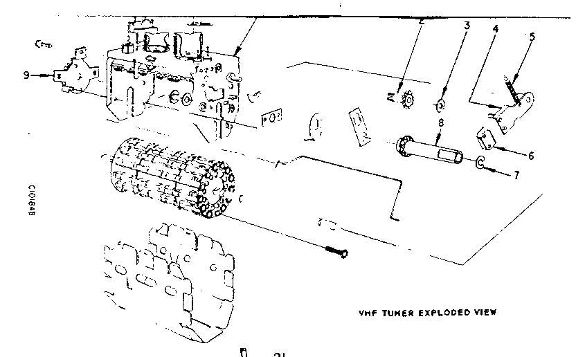 LXI 52843321204 vhf tuner parts diagram