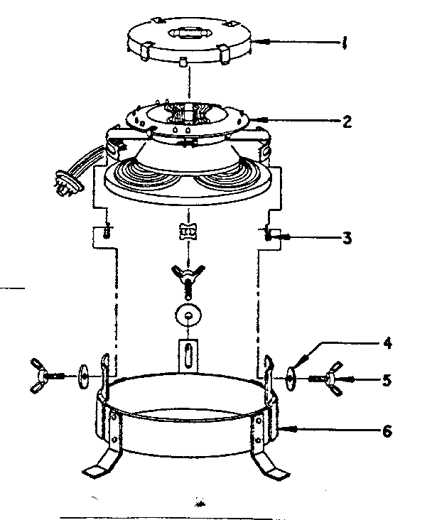 LXI 52843160000 deflection yoke assembly diagram