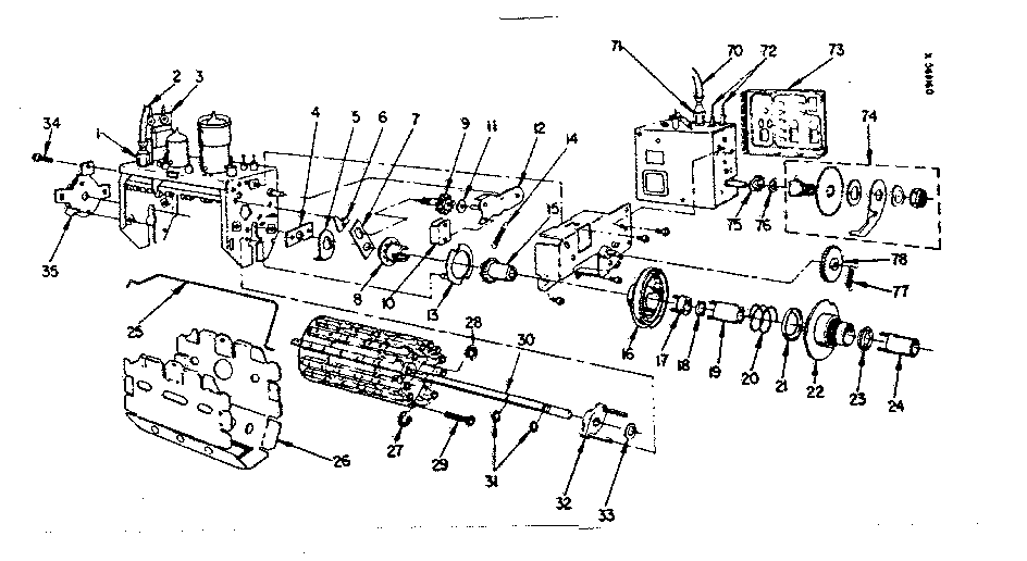 LXI 52843160000 tuner mechanical diagram
