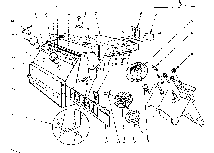 LXI 52843620245 control panel diagram