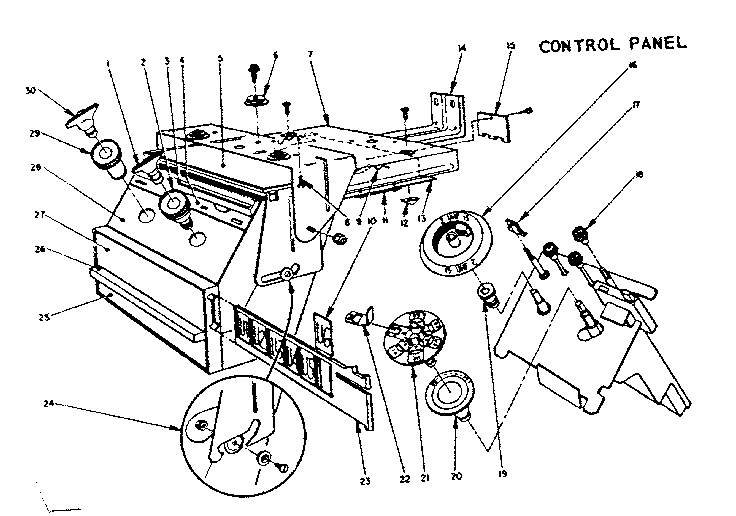 LXI 52843600257 control panel diagram