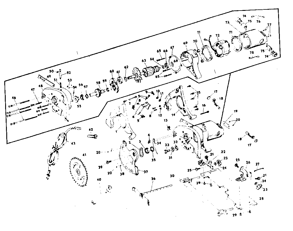 Craftsman 31511876 unit parts diagram