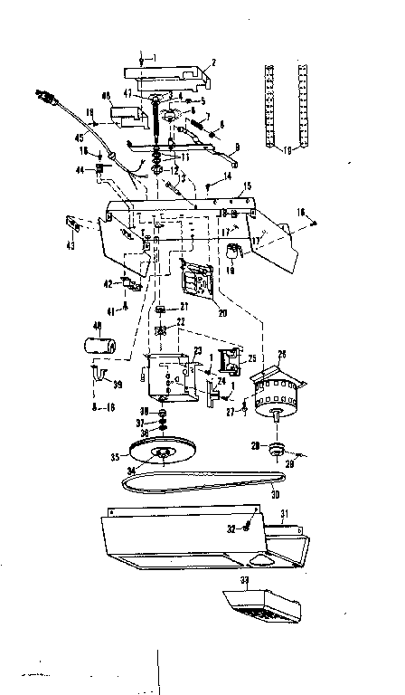 Craftsman 139664300 functional replacement parts diagram