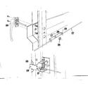 Sears 23466071 lock handle assembly diagram
