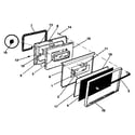 Kenmore 7917858890 oven door diagram