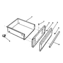 Kenmore 7917858890 utility drawer diagram