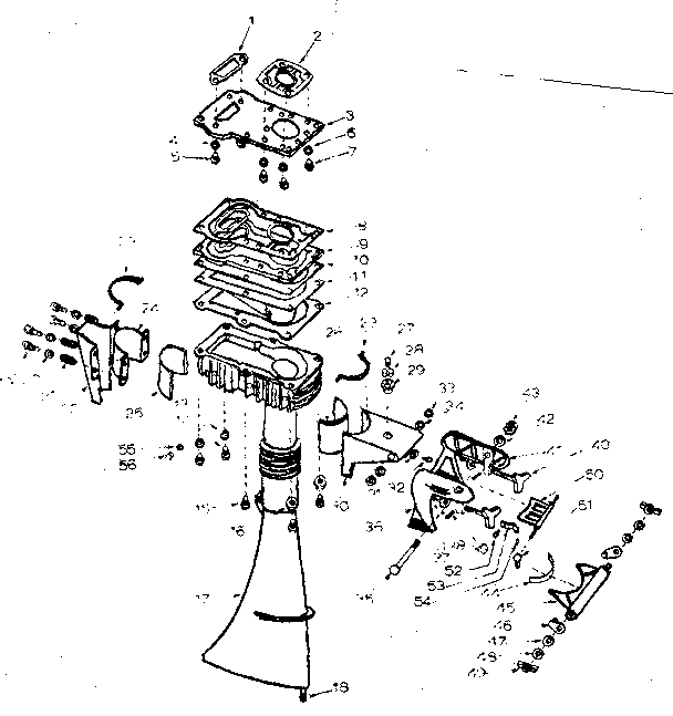 Craftsman 21759440 column assembly diagram