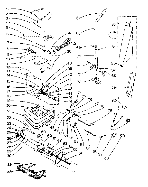 Kenmore 1753260180 unit parts diagram