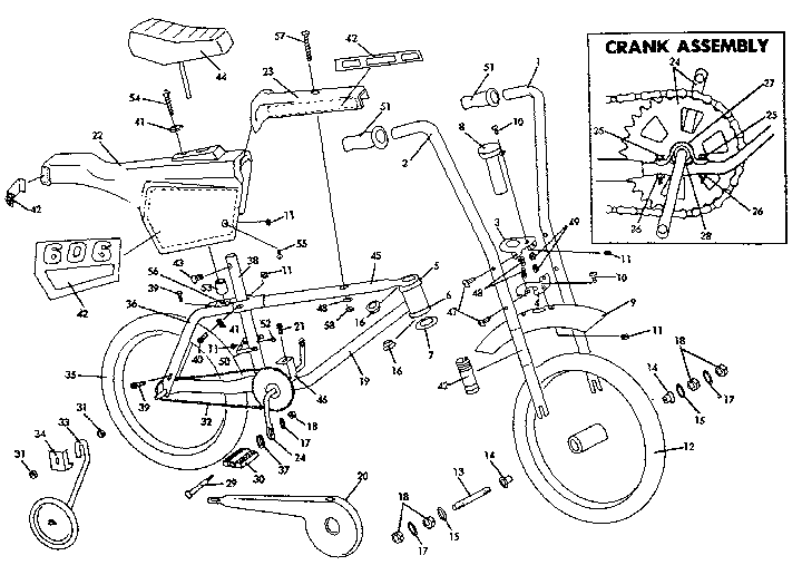 Sears 512475190 unit parts diagram