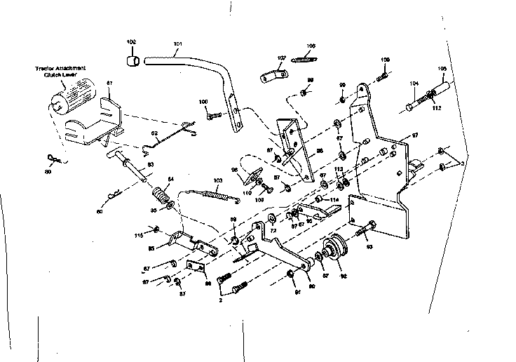 Craftsman 180260250 clutch assembly diagram