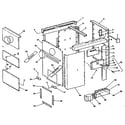 Kenmore 610742120 exterior body assembly diagram
