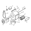 Kenmore 610742120 blower assembly diagram