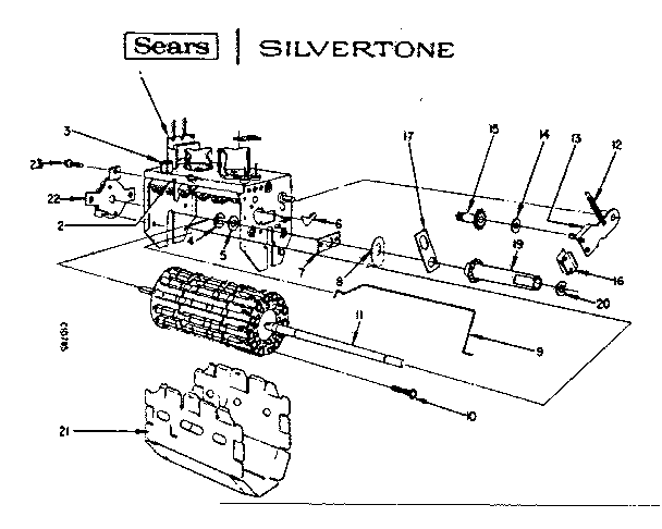 LXI 52843341100 vhf tuner diagram