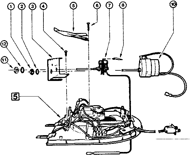Kenmore 6396970 timer sub-assembly diagram
