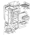 Kenmore 1033056550 body section diagram